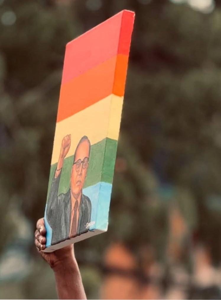 Homosexuality is not perversion or unnatural .Same sex relationships are not a crime .
As an Ambedkarite I am really proud of Babasaheb Ambedkar who stood by a gay couple and fought for their rights in the court.

VCK president Tirumavalavan should unlearn his gender bias , queer