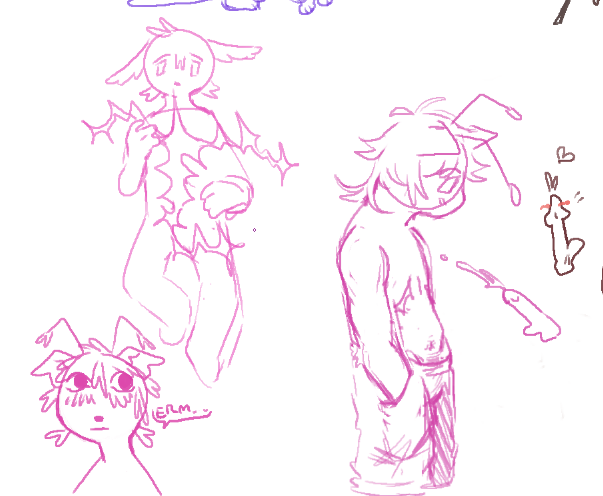 did i ever piost these doodles
please excuse the peenies