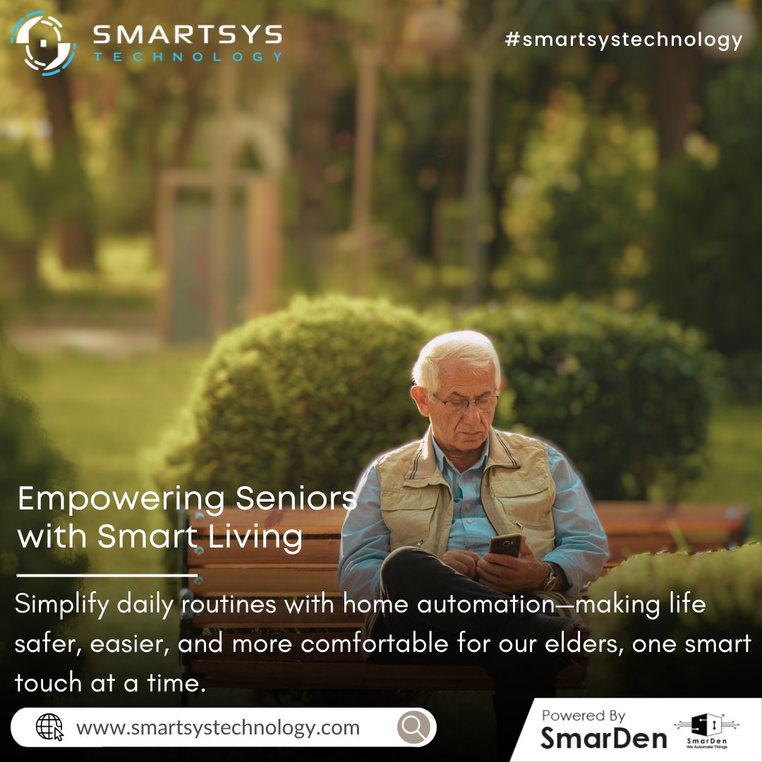 smartsystech_'s tweet photo. Empowering seniors with smart living 💡
Making daily life safer, simpler, and more comfortable—because our elders deserve the best.

#SmartSysTechnology #SmartLiving #SeniorCare #HomeAutomation #AgingWithTech #SmarDenPowered #Guwahati #northeastindia https://t.co/1mzZQ3l5MW