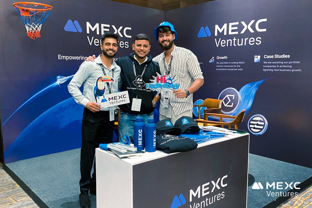 MEXC_SouthAsia's tweet image. 🎯 Hyderabad, you set the bar high for #IBT25 

From non-stop booth action to meaningful Web3 conversations, The @MVenturesLabs booth was the hotspot 🔥
🏀 Games, 🎁 Goodies, and 💬 Growth — all in one place!

Next city, we’re coming with even more energy!
#MEXCVentures…