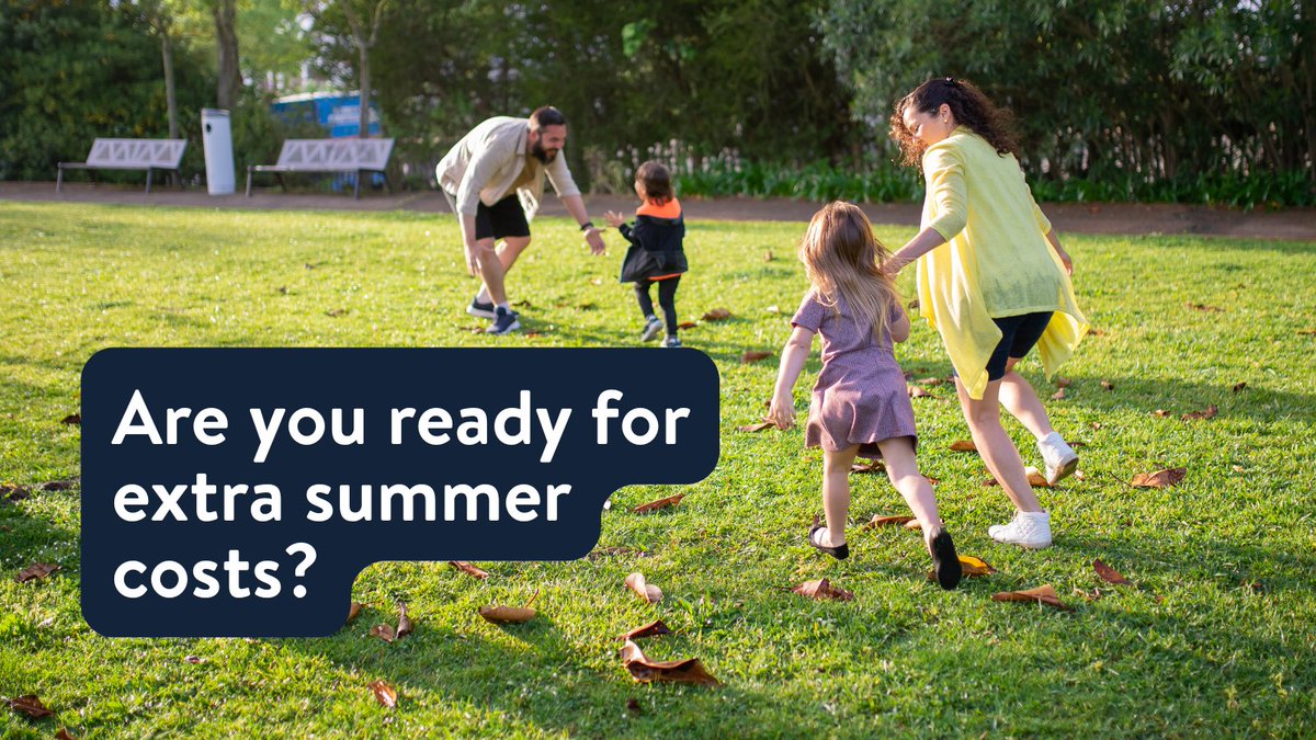With the summer holidays fast approaching, it’s a great time to check in on your family’s financial wellbeing. 

Planning now can help you enjoy the sun without the stress🌱✨

Read more: ow.ly/GxZI50VGm39

#FinancialWellbeing #Summer
