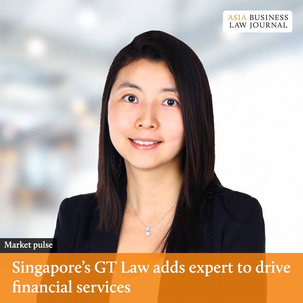 Asia Business Law Journal (@ablj_insights) on Twitter photo GT Law has hired financial services regulatory specialist Yuh Huey Khoo as a partner to lead the financial services regulatory and private client practices.
See more in <a href="/ABLJ_insights/">Asia Business Law Journal</a> 👇
law.asia/gt-law-yuh-hue…
#lawfirms #lawyers #legal #law #news GT Law has hired financial services regulatory specialist Yuh Huey Khoo as a partner to lead the financial services regulatory and private client practices.
See more in <a href="/ABLJ_insights/">Asia Business Law Journal</a> 👇
law.asia/gt-law-yuh-hue…
#lawfirms #lawyers #legal #law #news