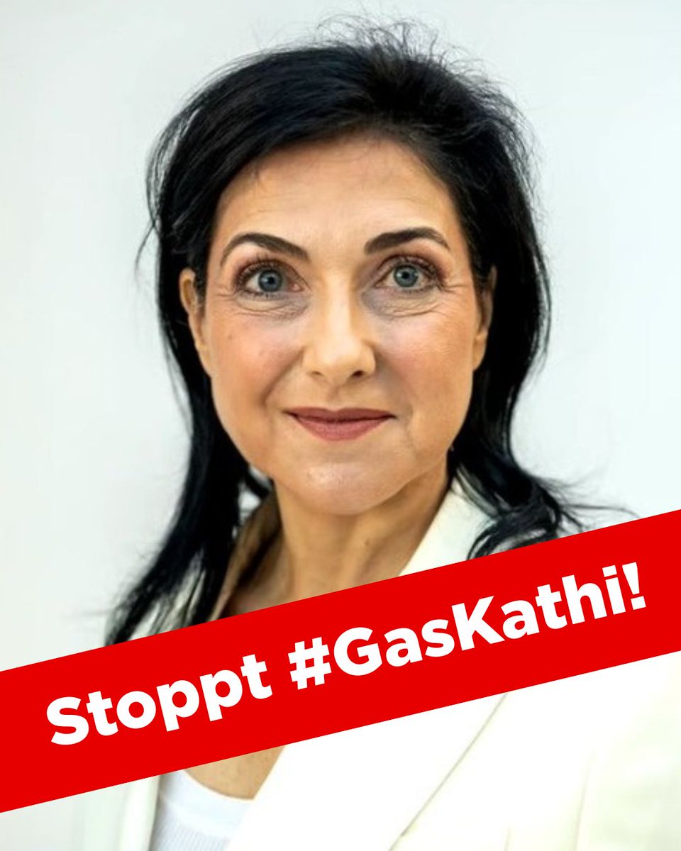 Moin,
wer hält diese Frau endlich auf?
Als von der Fossil-#Lobby kontrollierte Ministerin zerstört sie nachhaltige #Zukunftstechnologien am Standort #Deutschland.

Herr #Merz, schicken Sie #GasKathi nach Hause!