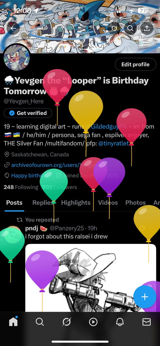 🌨️Yevgen the “Looper” |-/ is Snowy Silver ❄️🌨️ tweet media