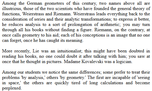 l_spermatikos's tweet image. Poincaré taxonomising wordcels and shape rotators:
