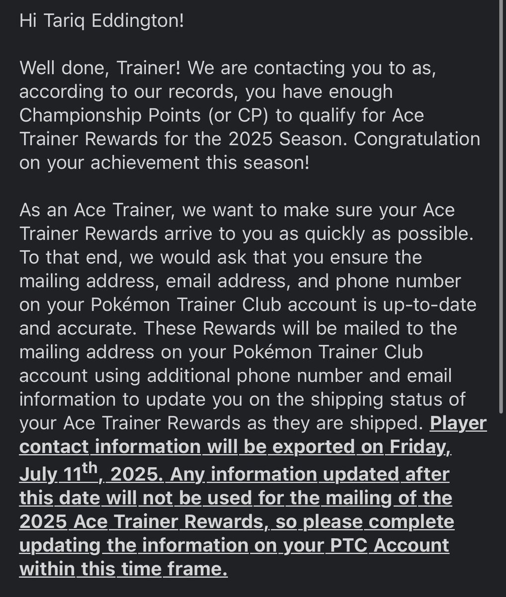 Made Ace Trainer!! ❤️