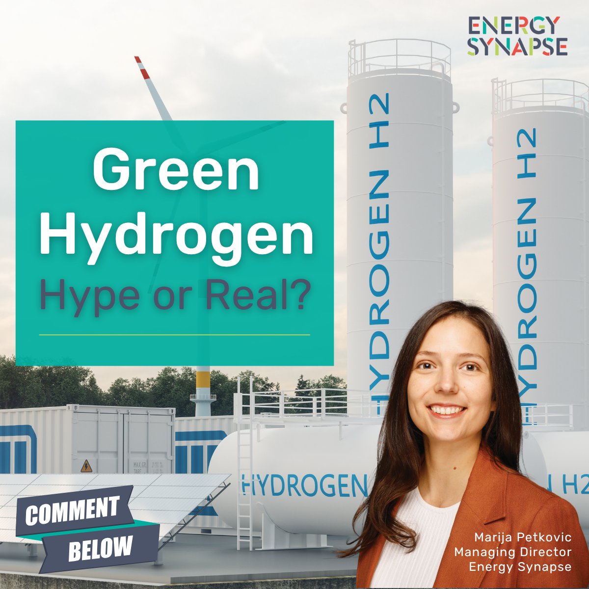 Is #greenhydrogen the future of energy or just hype? 

At <a href="/EnergySynapse/">Energy Synapse</a>,  we’re often asked: How will green hydrogen shape our electricity system? Here's my take on hydrogen's role in the race toward net-zero 🧵