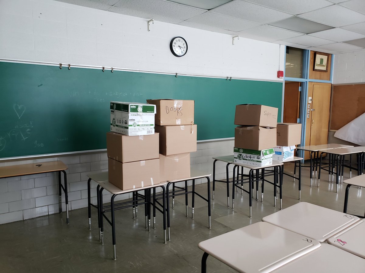 The school year is over and my second classroom at Lansdowne High is cleared out and ready for cleaning!  Have a great summer, everyone!  <a href="/LansdowneViking/">Lansdowne High</a>