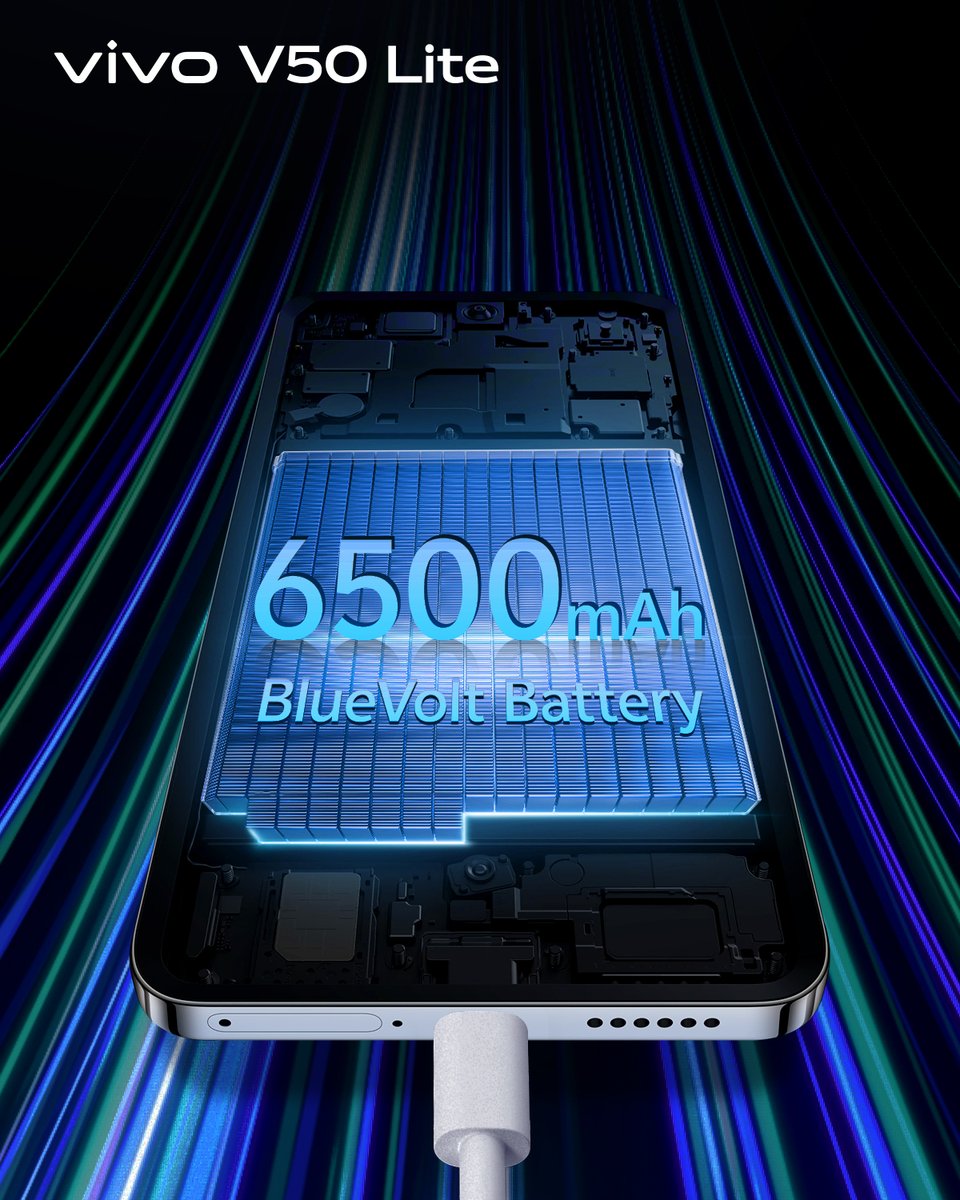 Reliable power, today, tomorrow, and always! ⚡
With a massive 6500mAh Blue Volt Battery, the vivo V50 Lite keeps you going all day. No stops, just nonstop energy.

Available Now!
vivo V50 Lite 5G – Ksh 47,999
vivo V50 Lite 4G – Ksh 37,999

#vivoV50Lite
#V50LiteDesignedForMore