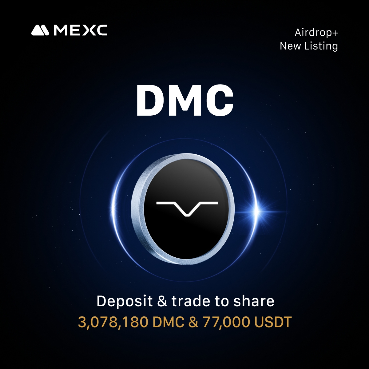 🔥$DMC Airdrop+ #MAL Special Event is in full swing!

⭐️ Join this #MEXC Airdrop+ event to share 3,078,180 $DMC &amp; 77,000 USDT!

👉 Join the special MAL event to share 25,644 $DMC: gleam.io/HdmPk/mexc-x-d…

📅 Ends on Jul 4, 11:59 (UTC+8)