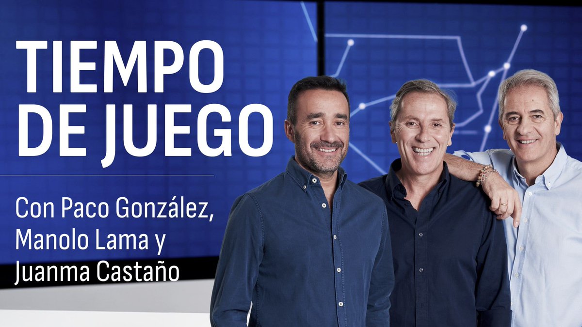 Tiempo de Juego (@tjcope) on Twitter photo 📻 <a href="/tjcope/">Tiempo de Juego</a> suma 1.783.000 oyentes cada fin de semana en la 2ª oleada del #EGM 2025 (1.532.000 sábados y 2.035.000 domingos)
🏆 TIEMPO DE JUEGO es líder de la temporada radiofónica 24/25 con una media de 1.828.000 oyentes que eligen a Paco González, Manolo Lama y Juanma Castaño 📻 <a href="/tjcope/">Tiempo de Juego</a> suma 1.783.000 oyentes cada fin de semana en la 2ª oleada del #EGM 2025 (1.532.000 sábados y 2.035.000 domingos)
🏆 TIEMPO DE JUEGO es líder de la temporada radiofónica 24/25 con una media de 1.828.000 oyentes que eligen a Paco González, Manolo Lama y Juanma Castaño