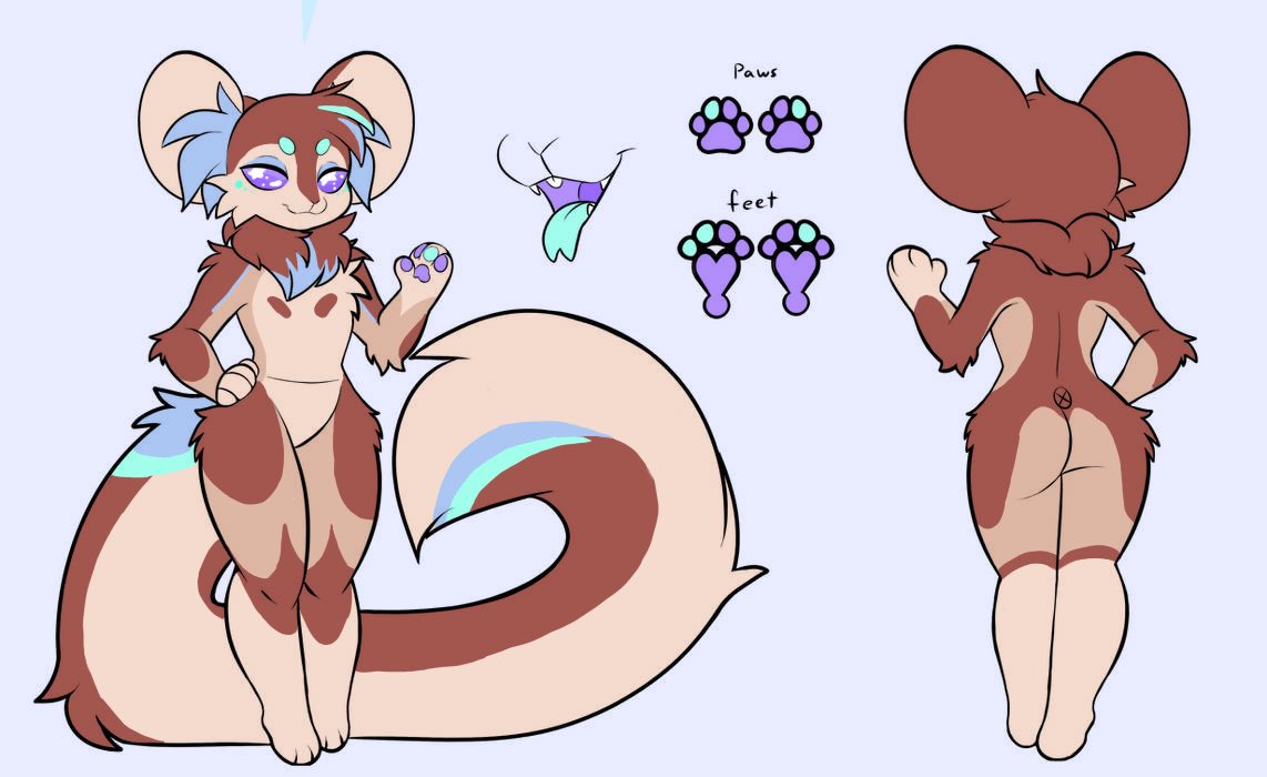 Welcome my new mouse sona Ziggy! Base is by KANDYcitten on DeviantArt