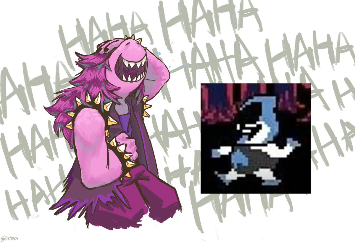 04D9C4's tweet image. dark fun gang
#DELTARUNE