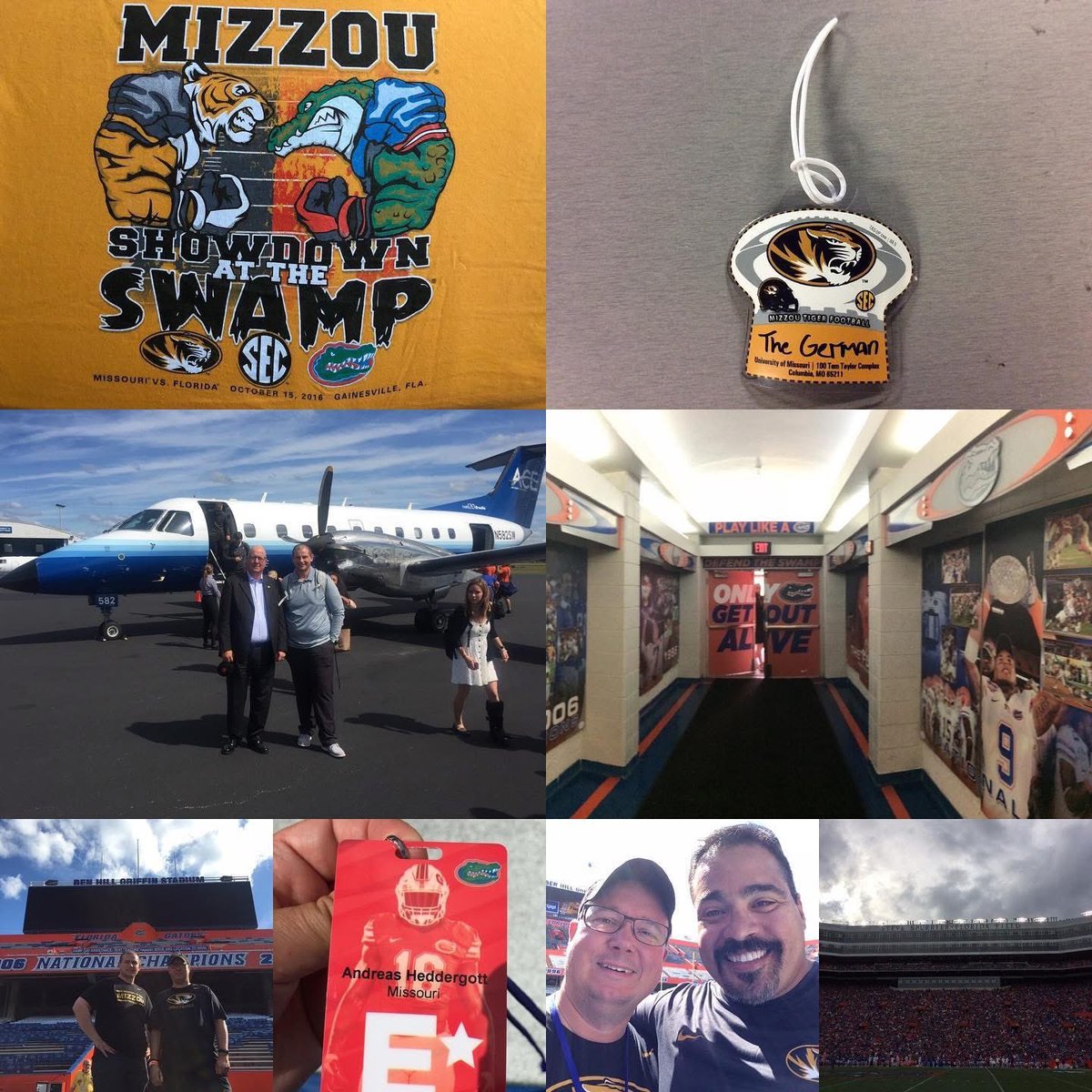 Sunshine-Throwback. Mizzou-Roadgame @ Florida Gators 2016. Charter-Flug, schlimme/ Frühstück im Hilton Garden Inn, Waschküche im Regen, Rasenpolizei, Hot Dog-Maschine + Bewachung durch Scharfschützen 🐯🏈 #mizzou #secfootball #missthosedays #jockwasherpodcast #thegermanatmizzou