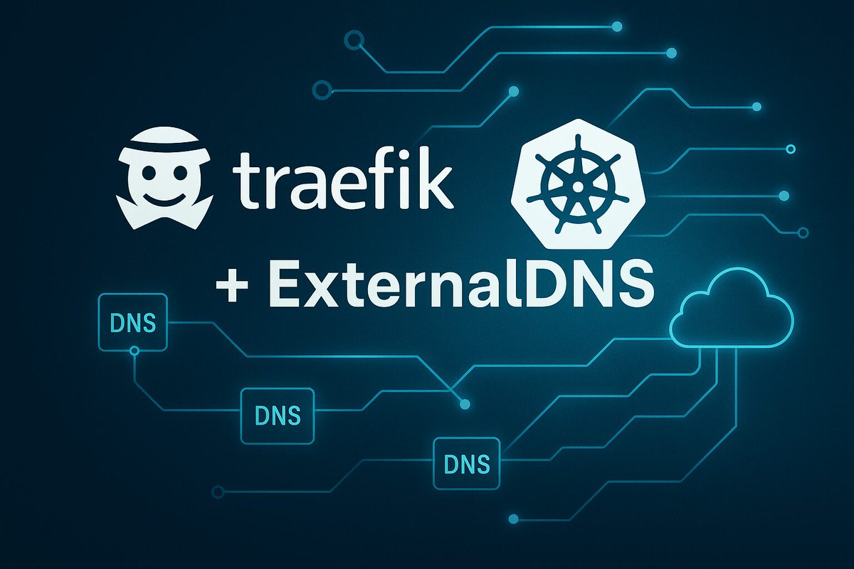 Fehmer_tech's tweet photo. 🌐 Traefik + ExternalDNS in Kubernetes: CNAME, IngressRoute &amp; DNS-Automatisierung -  https://t.co/r86RhM96s0 https://t.co/xiCLbZjMNG