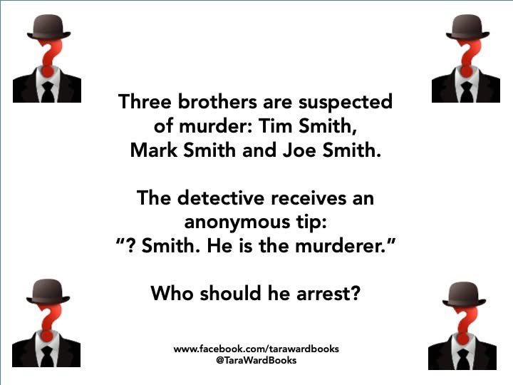 Your #MidweekRiddle! I didn't get this but when I saw the answer, I felt I should have! #HappyHumpday #Conundrum #HaveAGo