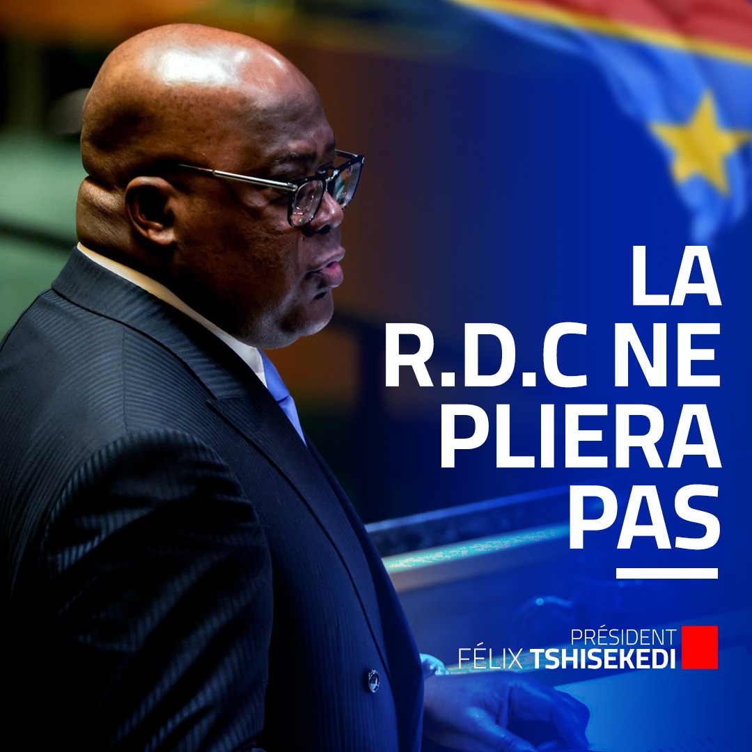 MWANJI K. K (@ghislainmwanji) on Twitter photo La RDC doit AVANCER !
Le RDC ne pliera pas !
La RDC ne reculera pas !
<a href="/Presidence_RDC/">Présidence RDC 🇨🇩</a> <a href="/TinaSalama2/">Tina Salama</a> <a href="/rtncofficielle1/">RTNC.CD</a> <a href="/RDC_Minafet/">RDC • Affaires Etrangères 🇨🇩</a> La RDC doit AVANCER !
Le RDC ne pliera pas !
La RDC ne reculera pas !
<a href="/Presidence_RDC/">Présidence RDC 🇨🇩</a> <a href="/TinaSalama2/">Tina Salama</a> <a href="/rtncofficielle1/">RTNC.CD</a> <a href="/RDC_Minafet/">RDC • Affaires Etrangères 🇨🇩</a>