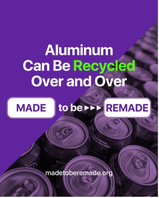 WABevAssn's tweet photo. Our cans aren’t meant to be waste. Aluminum is 100% recyclable, which means our beverage cans can be remade into new ones and stay out of landfills and the environment. More at https://t.co/as5JE5oQHp https://t.co/J2cpMfAWnB