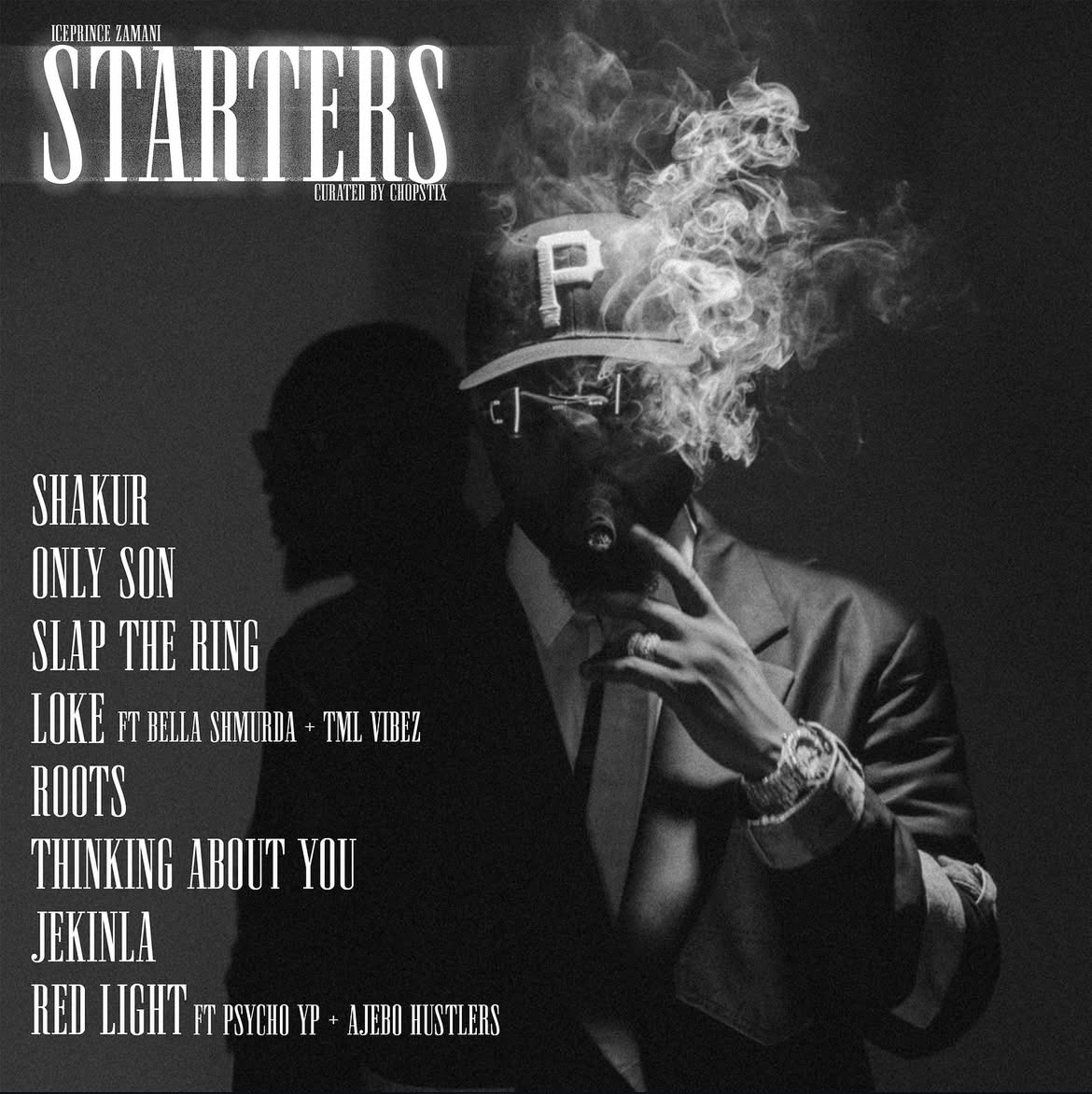 Vflash_X's tweet image. STARTERS IS OUT! 💿 
by the 🐐 of Rap himself @Iceprincezamani 
I’m Proud to have produced Track 2 &amp;amp; 5⚡️ 
Curated by @CHOPSTIIIIX 
#vflash