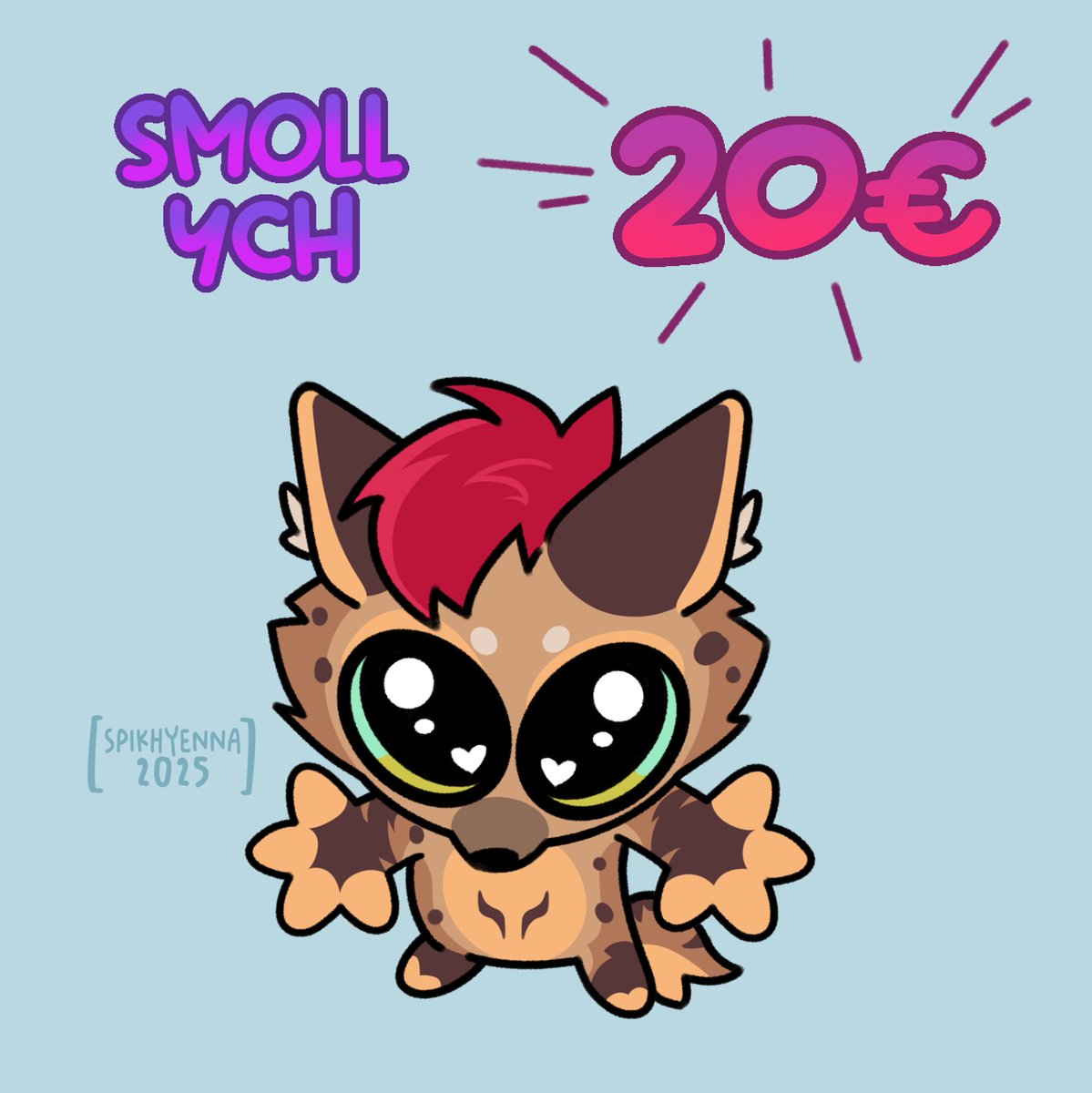 🤠SMOLL YCH🤠

0 brain cells... 
Get a stupidly small illustration of you sona!
Sticker version avaliable too :3

🔸Multislot ych, 20€
🔸Any species    

😈Dm me or comment below to claim