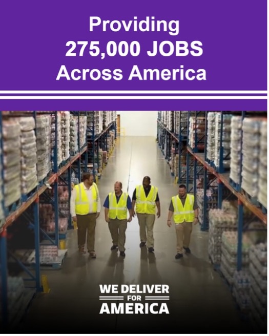 WABevAssn's tweet photo. We are local bottlers and manufacturers who provide  Americans with good-paying jobs – the kind that require only a strong work ethic. More at https://t.co/7s7sYy3n9l #WeDeliverforAmerica https://t.co/V2j7qLQdMK
