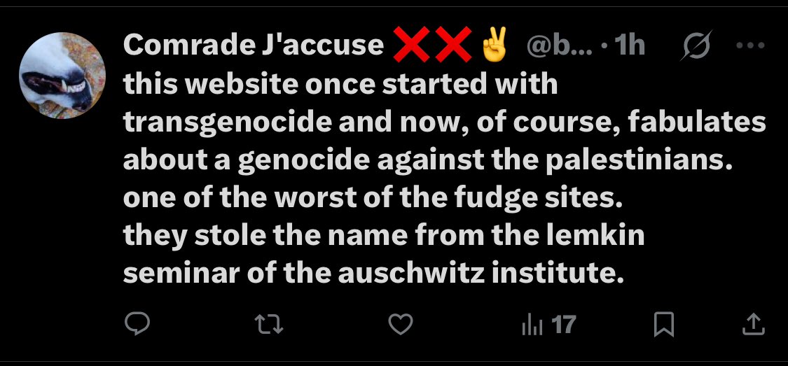 LemkinInstitute's tweet image. The @LemkinInstitute’s recent Red Flag Alerts related to the threats of genocide faced by trans people received the expected hysteria from anti-trans activists, who, in our experience, are perhaps the most histrionic and hateful genocidaires on social media — and that is saying…