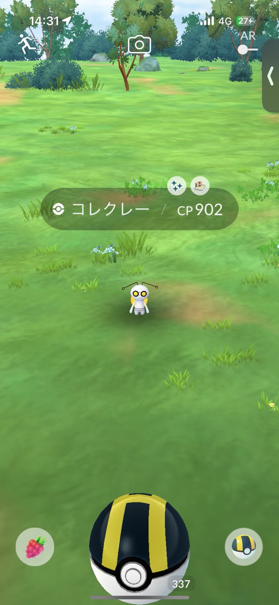 Pokemongo1202's tweet photo. コレクレー色違い来たぁぁぁ https://t.co/ddqRC06LWr