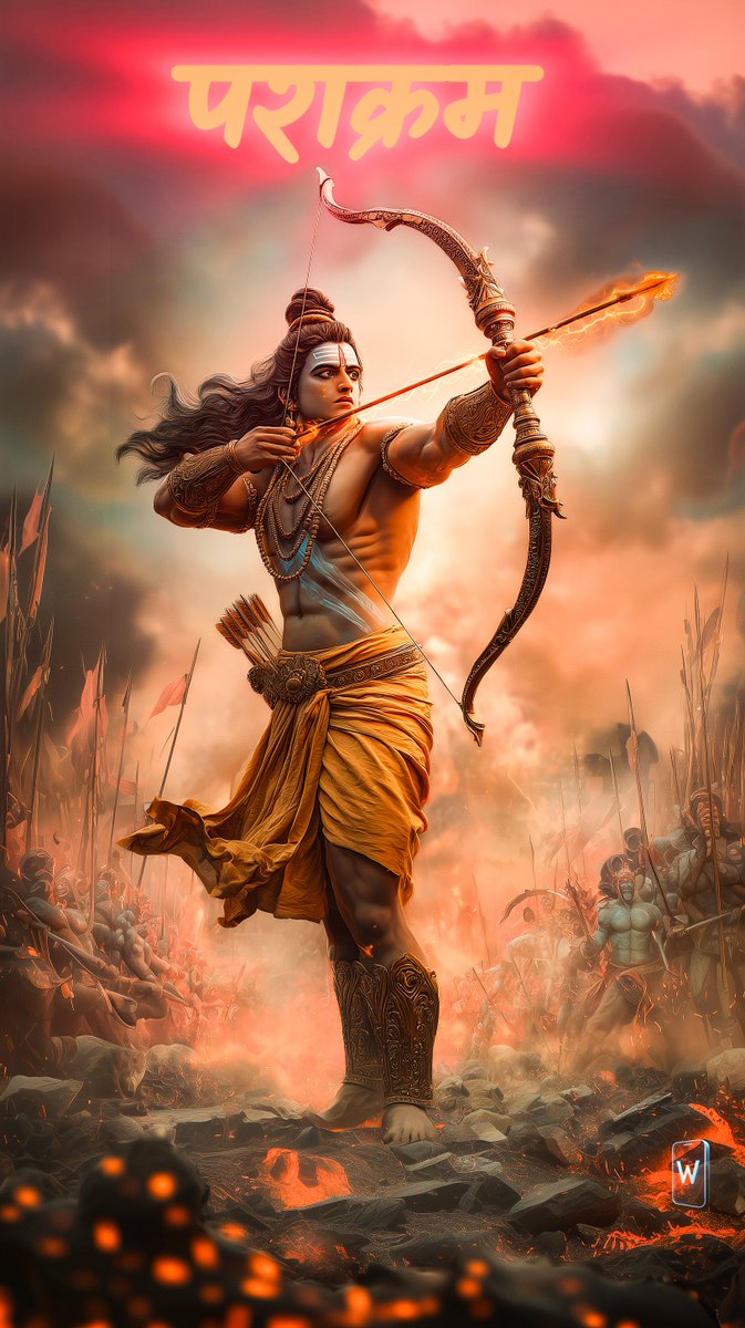 WallzByAI's tweet photo. “When righteousness takes aim, even darkness trembles. ⚔️ जय श्री राम!”
@_blessingwave 
#WallzByAi #RamTheWarrior #Parakram https://t.co/p9nsQ9EAzc
