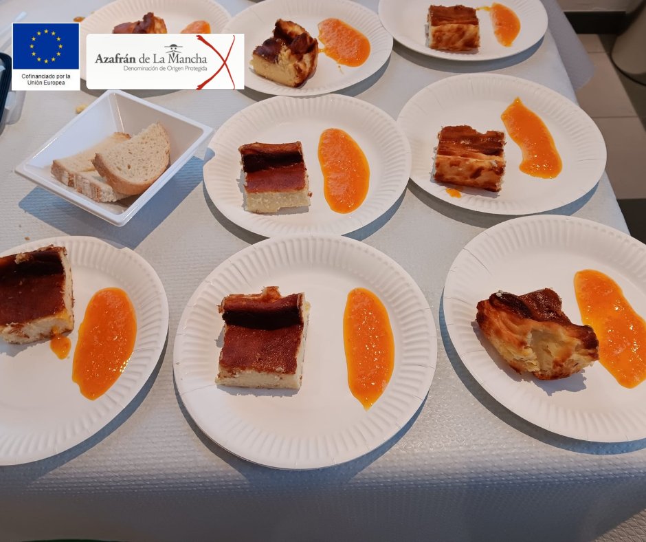 DOPAzafran's tweet image. 🌸 Así fue la cata de Azafrán de La Mancha en #FERCAM2025, en Manzanares el pasado 27 de junio
Una experiencia única con una tarta de queso, mermelada de naranja, zanahoria y Azafrán de La Mancha DOP de la mano de Sabores en tu casa 🍰✨ 🔥