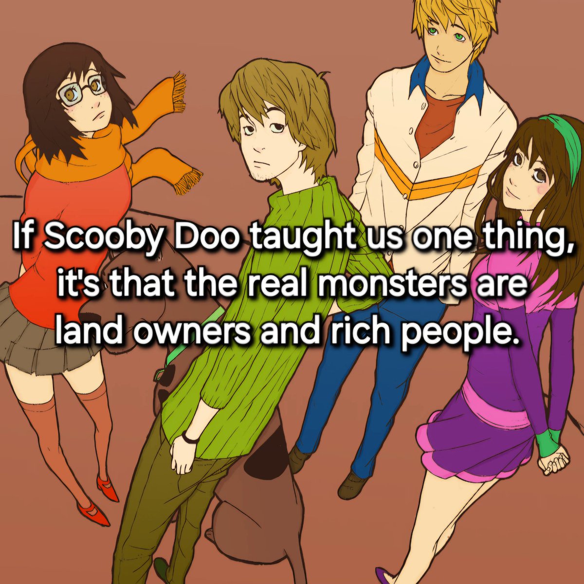 Scooby Doo left wing?