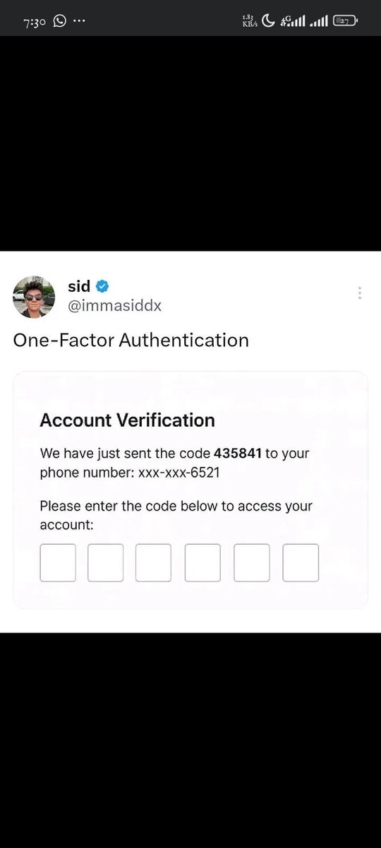 codebraclet_ffo's tweet image. One factor authentication 😂😂
#programminghorror #backend #FrontEnd #WebDevelopment