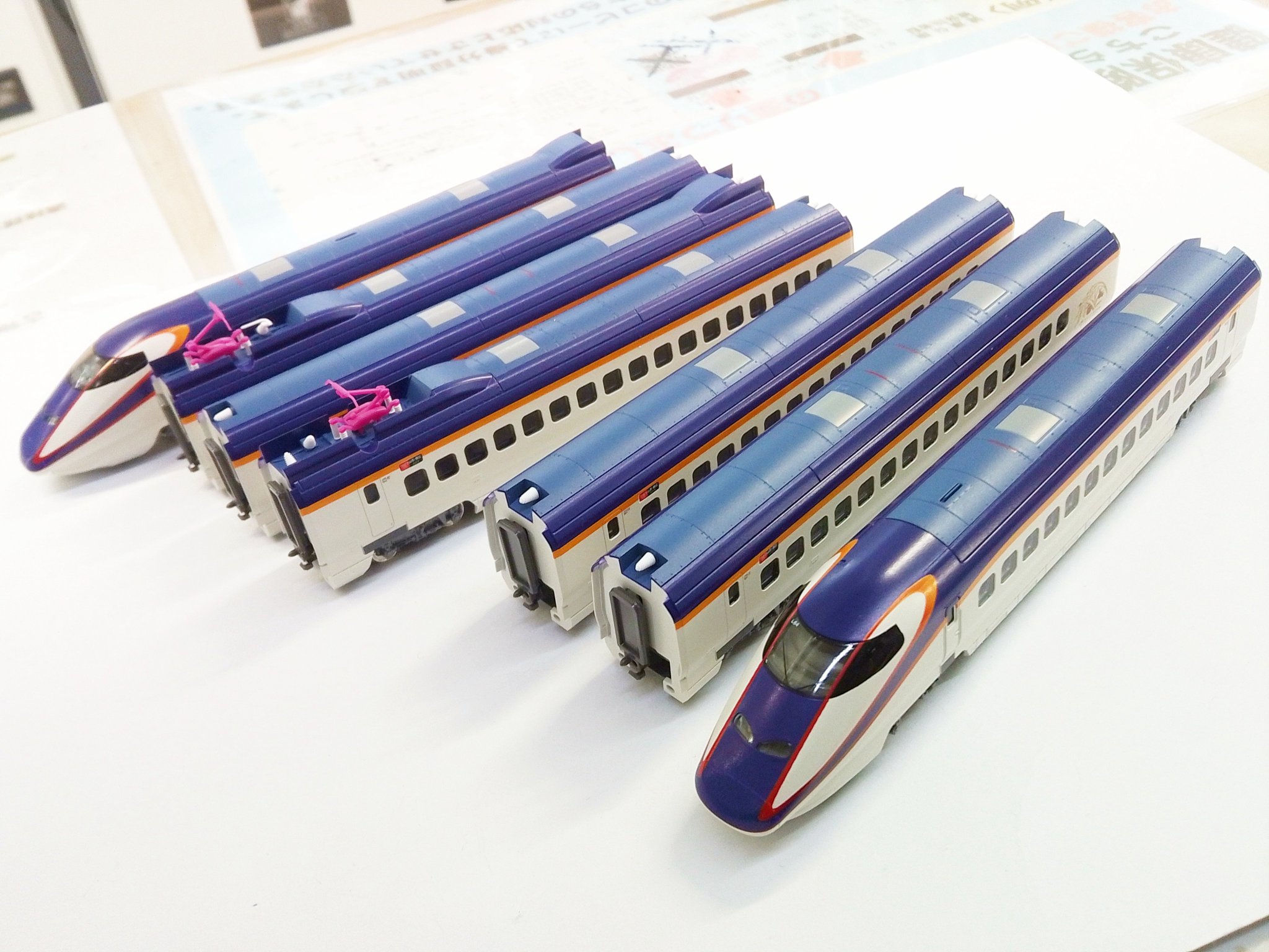 JR 400系 山形新幹線 (つばさ・新塗装) (7両セット) (鉄道模型