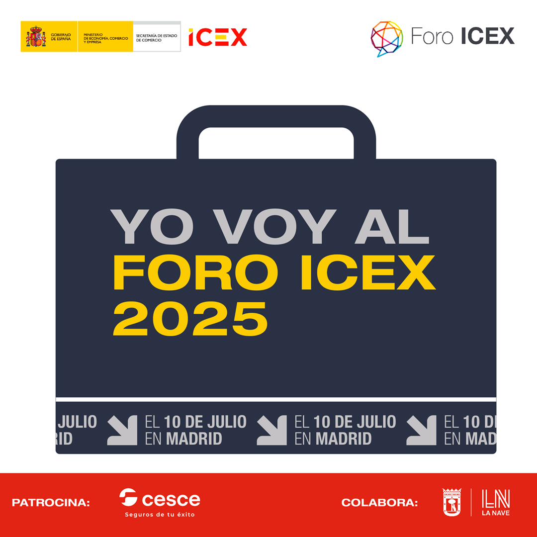 El próximo jueves 10 de julio estaremos en el #ForoICEX2025 🌍
Una cita clave para seguir impulsando nuestra internacionalización junto a <a href="/ICEX_/">ICEX</a>, con foco en LATAM y EE. UU.
¡Nos vemos allí!
#ForoICEX2025 #Internacionalización #ICEX