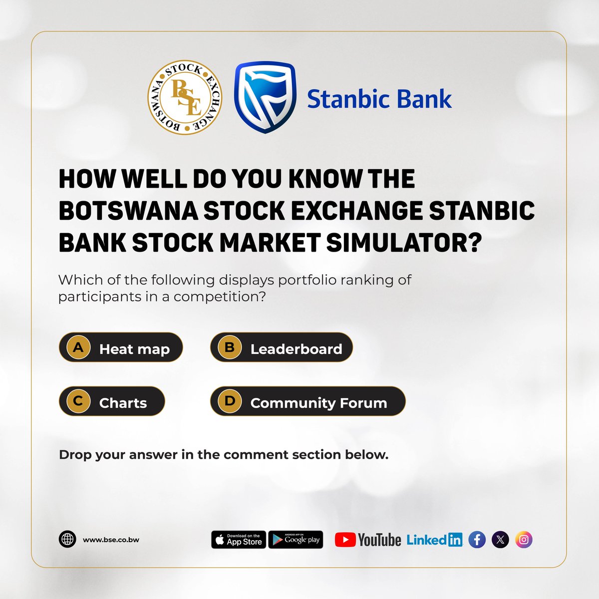 BSE STANBIC BANK STOCK MARKET SIMULATOR: TEST YOUR KNOWLEDGE