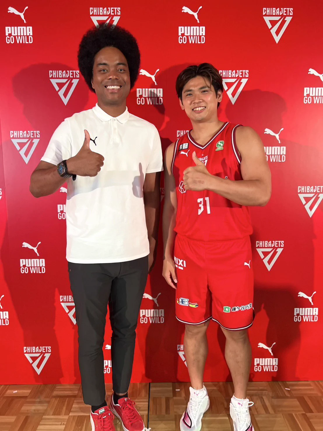 千葉ジェッツとPUMAのコラボレーション