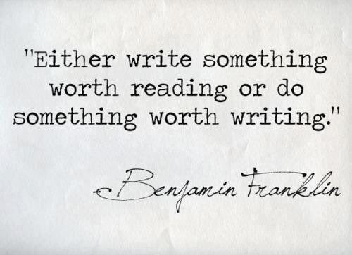 "إما أن تكتب شيئاً يستحق القراءة، أو تفعل شيئاً يستحق الكتابة."- بنجامين فرانكلين

#صباح_الخير 
#صباح_الأشياء_المُشرقة 
#حبيت_أقول 
#عاشوراء 
#صيام_عاشوراء
#ريال_مدريد_يوفنتوس 
#الهلال_مانشستر_سيتي