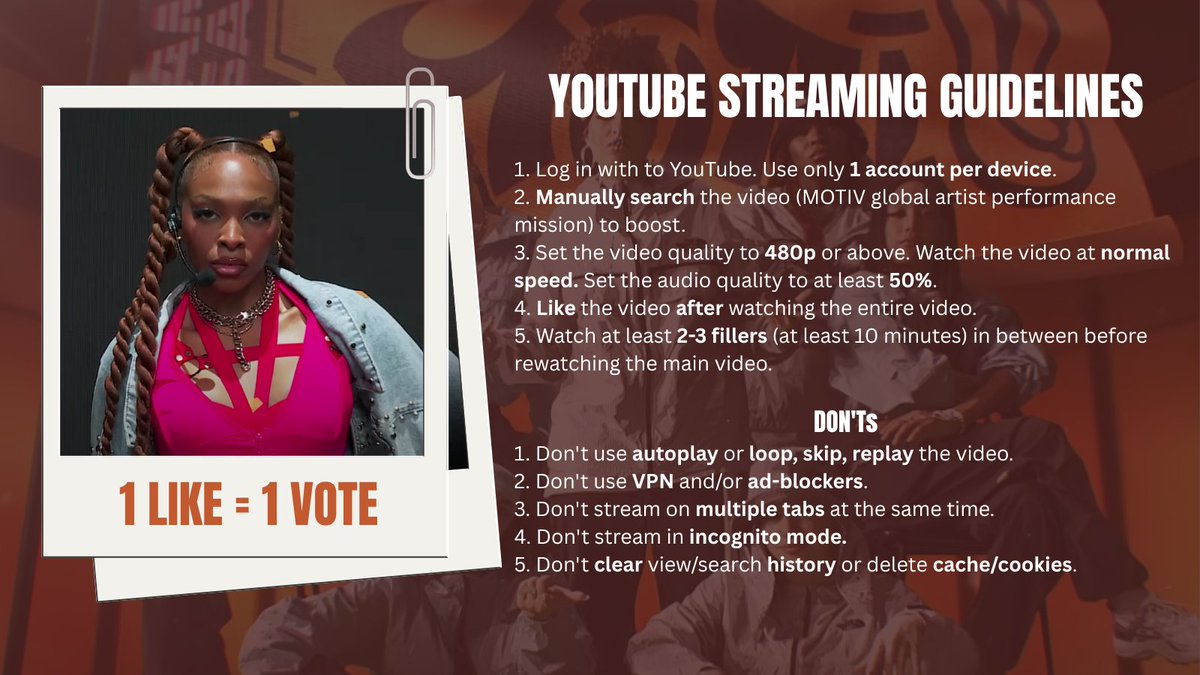 zldksk__'s tweet image. show your love &amp;amp; support to #MOTIV by watching and liking their global artist performance video!

🧡 youtu.be/Eq12SwjR25s?si…

#모티브 #WSWF #월드오브스우파