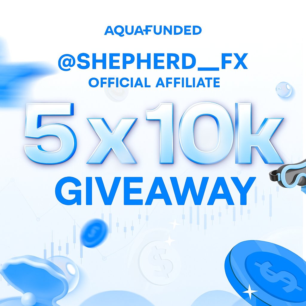 ✔️NEW WEEK GIVEAWAY (5X10)

Criteria ↘️↘️

✔️Follow <a href="/AquaFunded/">AquaFunded</a> <a href="/shepherd__fx/">SHEPHERD FX | SFX</a> <a href="/LewisAquaFunded/">Lewis Morton</a> <a href="/sfx_multiverse/">SFX MULTIVERSE</a> <a href="/BeaTrades_/">LADY B❤️</a>

✔️Like,repost,tag 4 friends 

✔️ Engage with Quoted Post 

✔️Vote AQUAFUNDED here as your favourite firm 
propfirmmatch.com/favorite-firms

✔️Winners will be picked