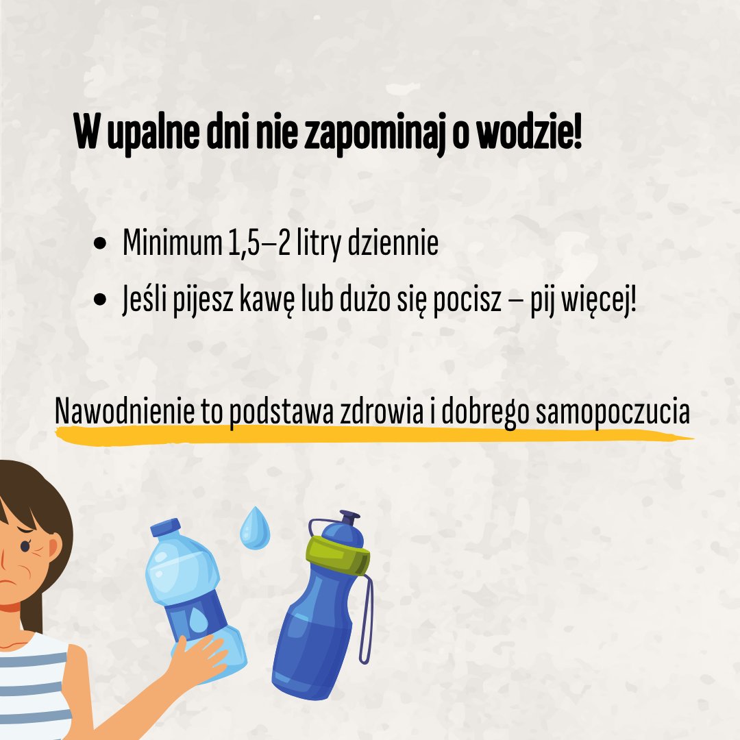GIS_gov's tweet image. Choć promienie słoneczne mają wiele korzyści, należy korzystać z nich rozsądnie. Dlatego zanim wyruszysz na plażę czy spacer, zadbaj o odpowiednią ochronę – krem z filtrem, kapelusz, okulary przeciwsłoneczne i nawodnienie.☀️🌞☀️
Ciesz się latem, ale z głową i troską o zdrowie!