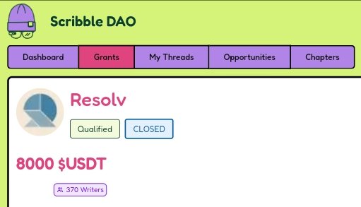 drtim001's tweet photo. Hi @scribble_dao team,

I qualified for the 65 USDT reward from the @ResolvLabs grant and I really appreciate that because it's my first win on the platform.

But there's a problem though. 

I mistakenly linked a Rabby wallet instead of a Rabble wallet. https://t.co/oNOsDIpsaM