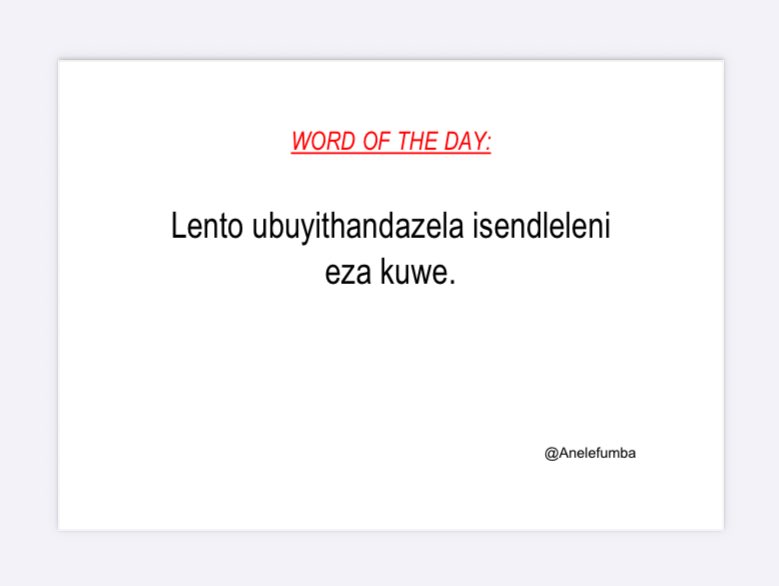 Anele Fumba 🇿🇦 (@anelefumba) on Twitter photo 