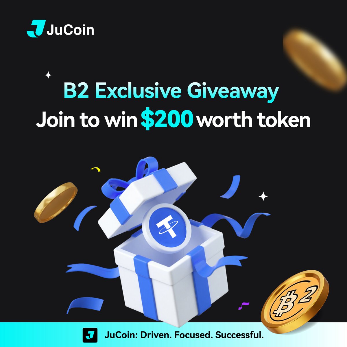 Jucom_Official's tweet photo. 🎁 Giveaway｜Join to win $200 worth of $B2 !

💙 Comment your UID and complete the Gleam form:  https://t.co/15dyOWcRwm  ⏰ 48 hours｜🎁 10 winners will share $200 worth of $B2

#JuCoin #Giveaway #Crypto #AirDrop https://t.co/bn5iLy358m