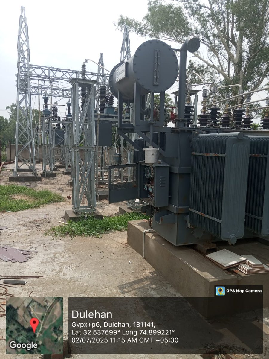 JPDCLofficial's tweet image. 3.15 MVA, 33/11 KV Chimna Chak, a new R/Stn test charged on no load including 11KV VCB Panels, Incoming &amp;amp;  Outgoing cables on 01/07/2025
@yasinc_ias @CM_JnK @diprjk @infjammu @ddnews_jammu @radionews_jammu @DailyExcelsior1 @PublishThe @JAMMULINKS @jknewstoday @JammuTribune @ANI