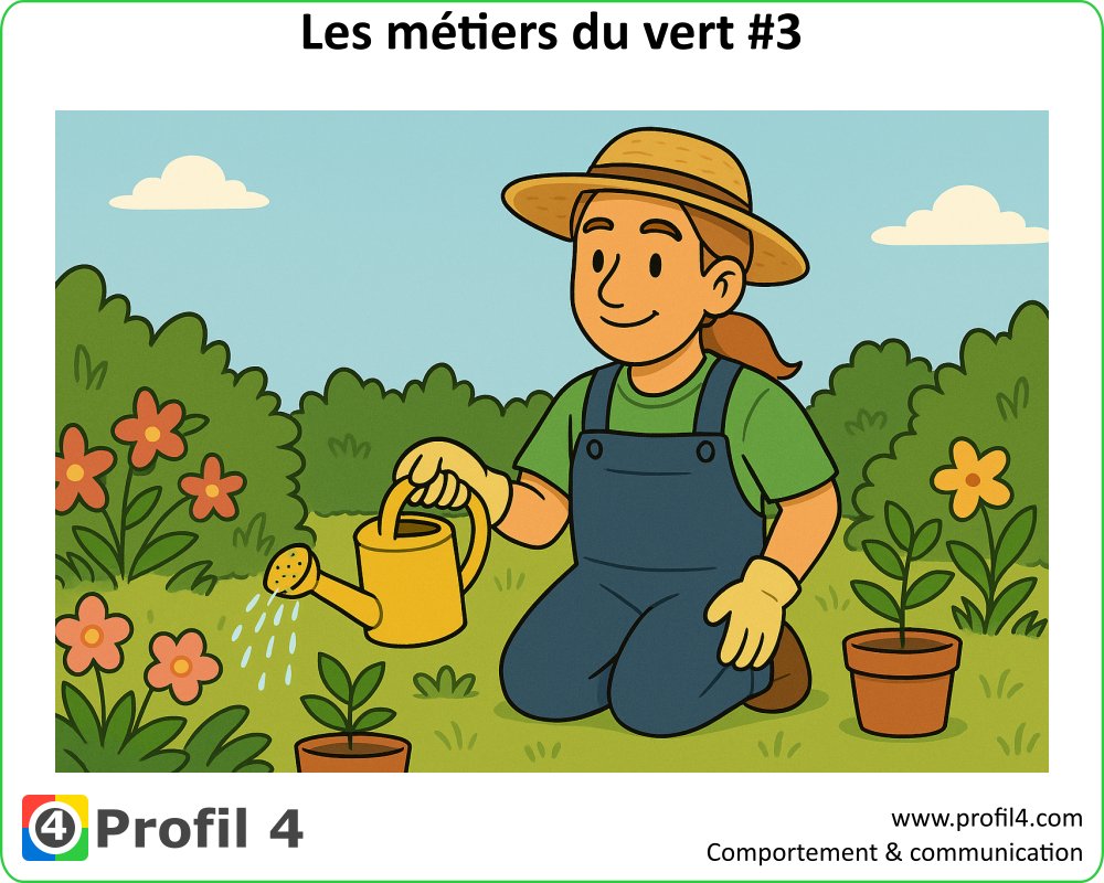 profil4com's tweet photo. Quel métier va bien au profil Stable du DISC ?
🌿 Jardinier : patient, régulier, attentif, fait pousser les choses avec soin et discrétion.
Le "S" ne parle pas fort, mais il fait fleurir autour de lui.
Découvre ton profil DISC 👉 https://t.co/cXws7JFf04
#DISC #Profil4 #SoftSkills https://t.co/MImweVmaDm