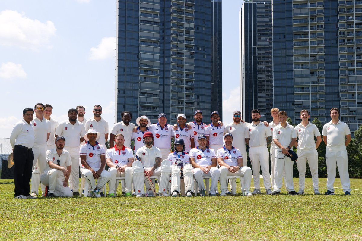 BritishClubSG's tweet photo. 🏏 A fantastic day on the pitch as our Cricket Section enjoyed a friendly match with the @ukinsingapore team 🙌

Find out more about our Cricket Section here: https://t.co/DRWhN8jcPm

#BritishClubSG https://t.co/K5e0XVrd8H