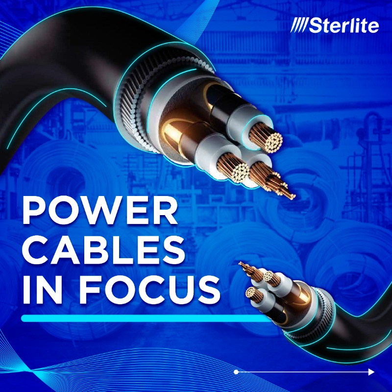SterlitElectric's tweet photo. Built at our Haridwar facility, our #powercables form the backbone of modern energy infrastructure. Designed for performance and safety, fully type tested as per applicable IS and IEC standards, our power cables are built for excellence.
#SterliteElectric #WiredToWin #MakeInIndia