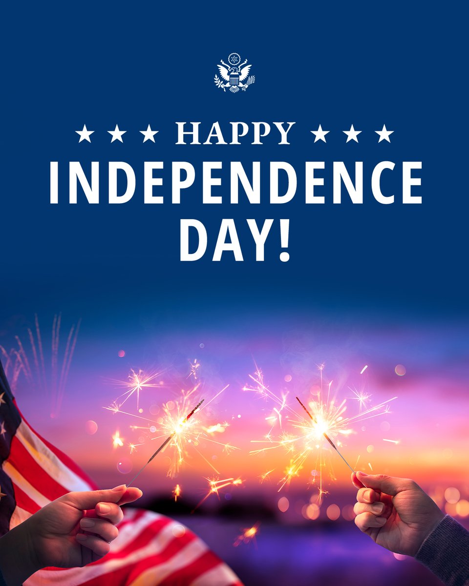 Happy 4th of July from the U.S. Embassy in Lithuania!

Together, we celebrate freedom, unity, and the strong partnership between the United States and Lithuania.

Here’s to the power of our Alliance and the bright future ahead!

#USinLT #IndependenceDay #USIndependenceDay2025