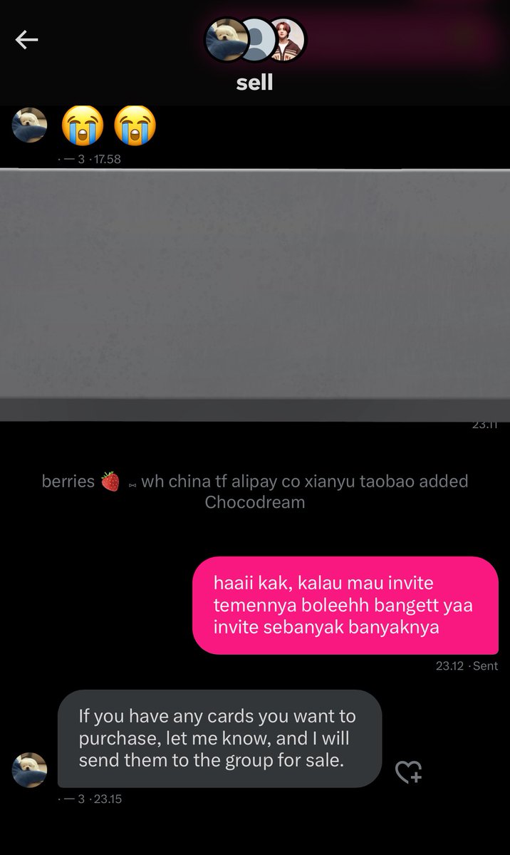 BerriesWH's tweet photo. halo adakah yang mau join grup wtb (based china) nanti di kirim ke wh kami 🥰 https://t.co/kFoHCWpAk2