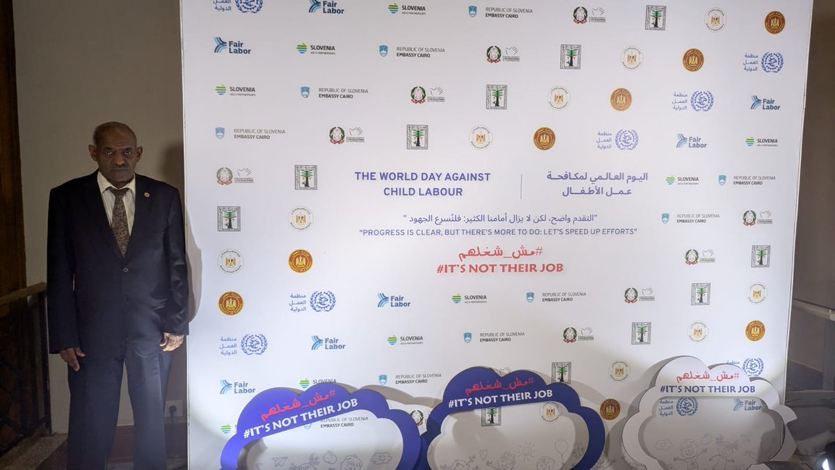 ArabCCD's tweet image. شارك #المجلس_العربي_للطفولة_والتنمية (ممثلا في أ.كمال الفكي مدير إدارة المشروعات التنموية المكلف) في فعاليات الاحتفال باليوم العالمي لمكافحة عمل الأطفال، تحت شعار: ”التقدم واضح، لكن أمامنا المزيد: فلنسرِع الجهود!”، بتنظيم من منظمة العمل الدولية - مكتب مصر، وعدد من الشركاء، وبحضور…