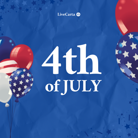🎆 Happy 4th of July from all of us at LiveCarta!
Here’s to freedom — in life, learning, and the way we create and share knowledge. 🇺🇸
#IndependenceDay #4thOfJuly #EdTech #LiveCarta